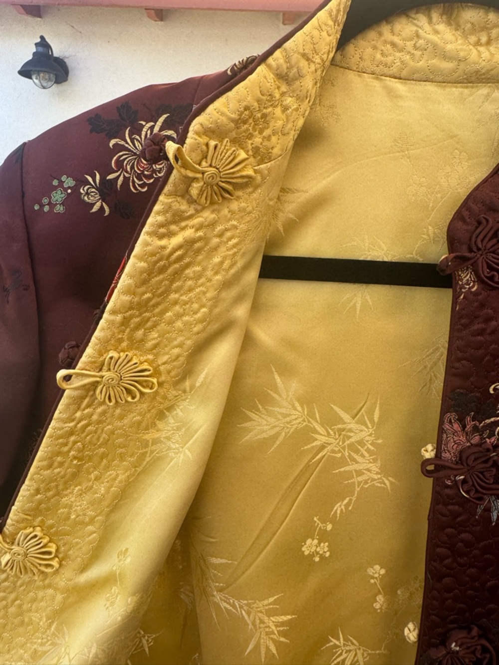Mandarin jacket silk peony brand - Picture 5 of 9